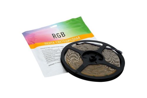 Светодиодная лента 12В Standart SW-Group SMD5050 SWG560-12 60LED 14.4Вт/м RGB IP65 5м картинка 